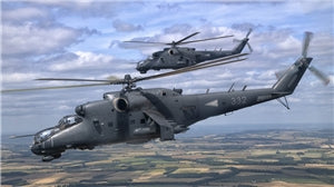 TRUMPETER 05829 Soviet Army Mi-24P Hind-F Helicopter 1/48 SCALE