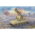 TRUMPETER 09586  German E-100 Flakpanzer w/ Rheintochter I SAM, concept, late WWII   1/35 SCALE