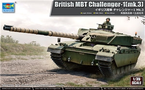 TRUMPETER 09611 British Army Challenger 1 Mk 3 Main Battle Tank 1/35 SCALE