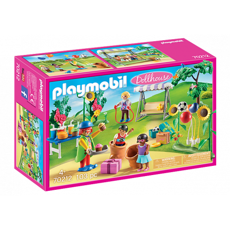 ** SALE ** PLAYMOBIL 70212 DOLLHOUSE CHILDRENS BIRTHDAY PARTY