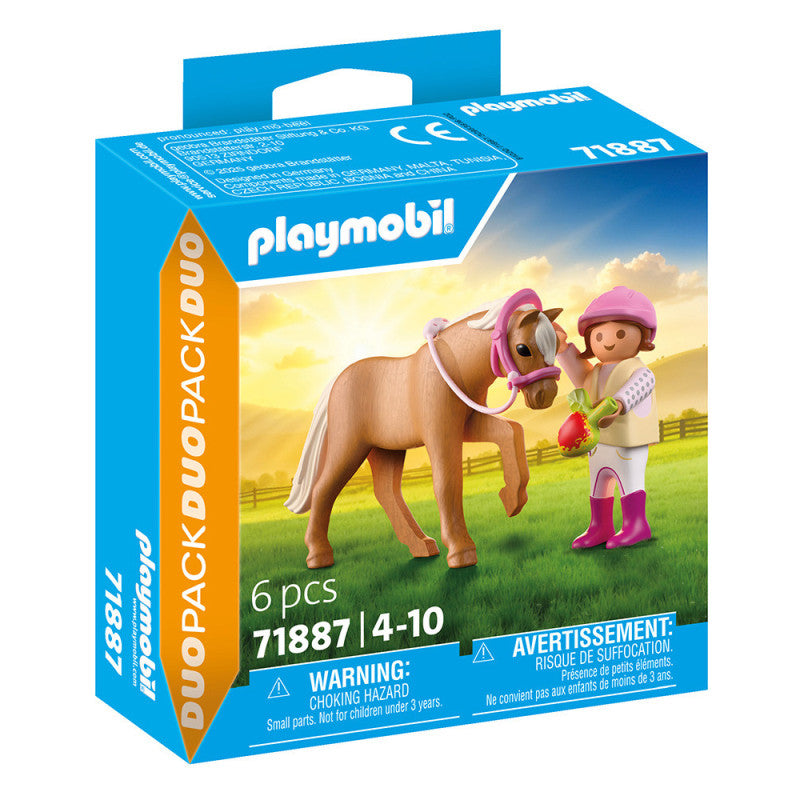 PLAYMOBIL 71887 DUO PACK GIRL WITH PONY