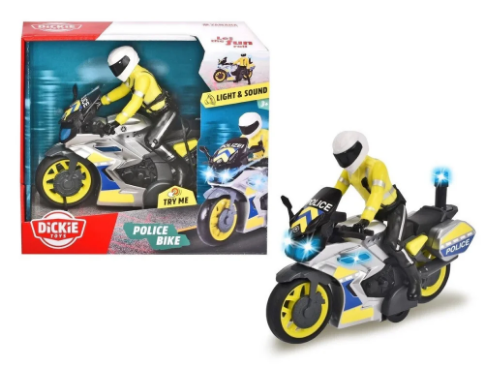 DICKIES TOYS 2018 POLICE MOTORBIKE WITH LIGHTS AND SOUNDS