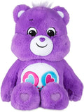 CARE BEARS 22063 PURPLE SHARE BEAR 14 INCH BOXED PLUSH