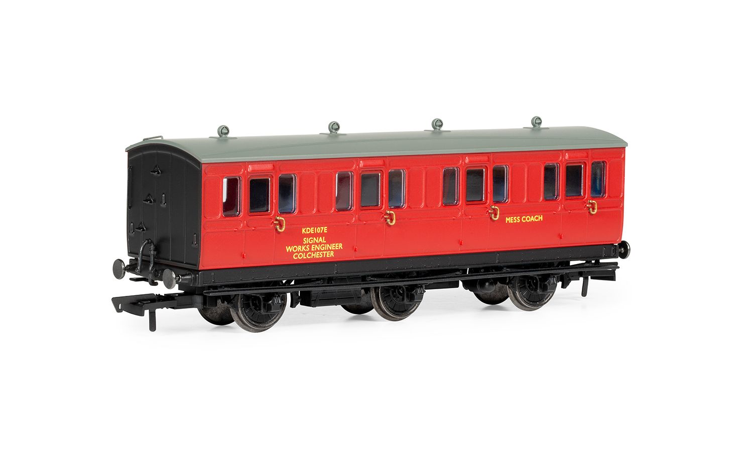 Hornby R40359 BR Departmental 6 Wheel Crew Coach KDE107E - Era 8