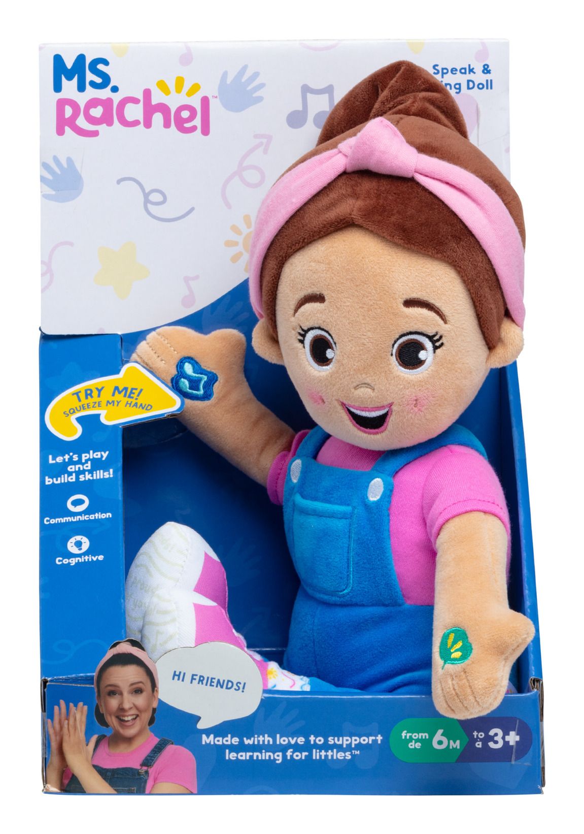 MS. RACHEL 6072297 SPEAK AND SING DOLL