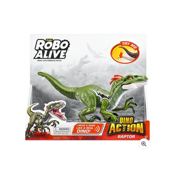 ZURU ROBO ALIVE 7172 ROBOTIC DINO ACTION RAPTOR