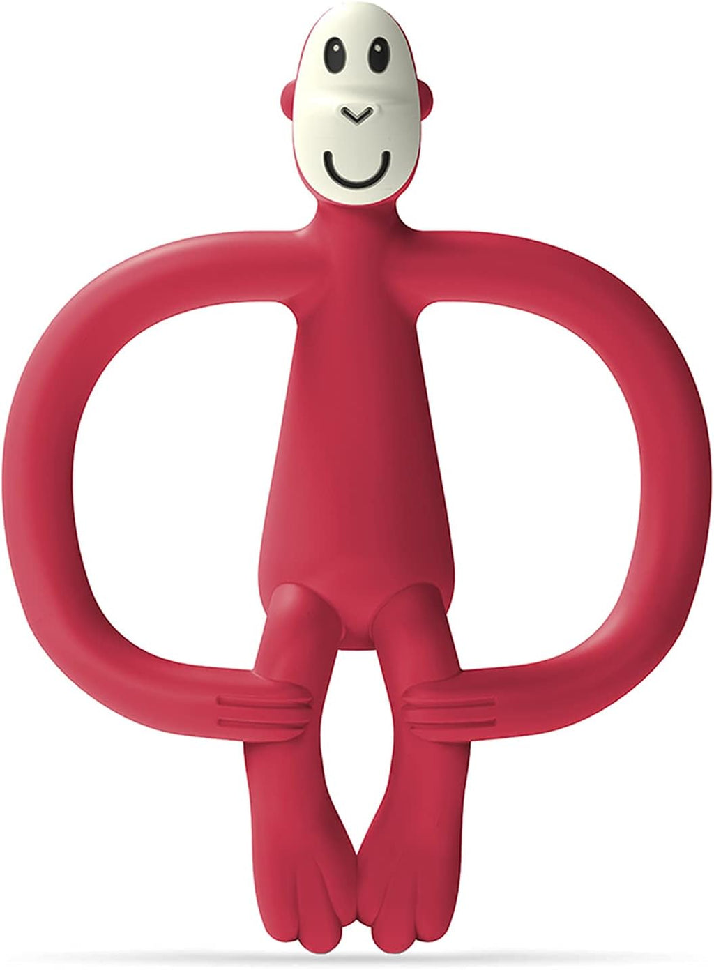 MATCHSTICK MONKEY RUBINE RED MONKEY TEETHER