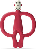 MATCHSTICK MONKEY RUBINE RED MONKEY TEETHER