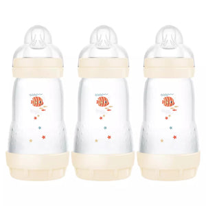 MAM Easy Start Anti Colic Bottle 2m+ 3 Pack- White