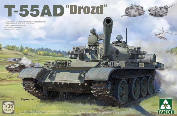 TAKOM 2166 T-55AD Drozd  1/35 SCALE