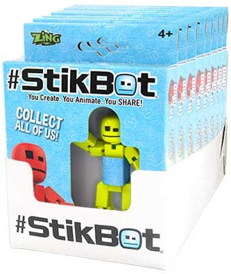 STIKBOT S1008 STIKBOT SINGLE FIGURE (ASSORTED COLOURS ONE RANDOM SUPLIED)
