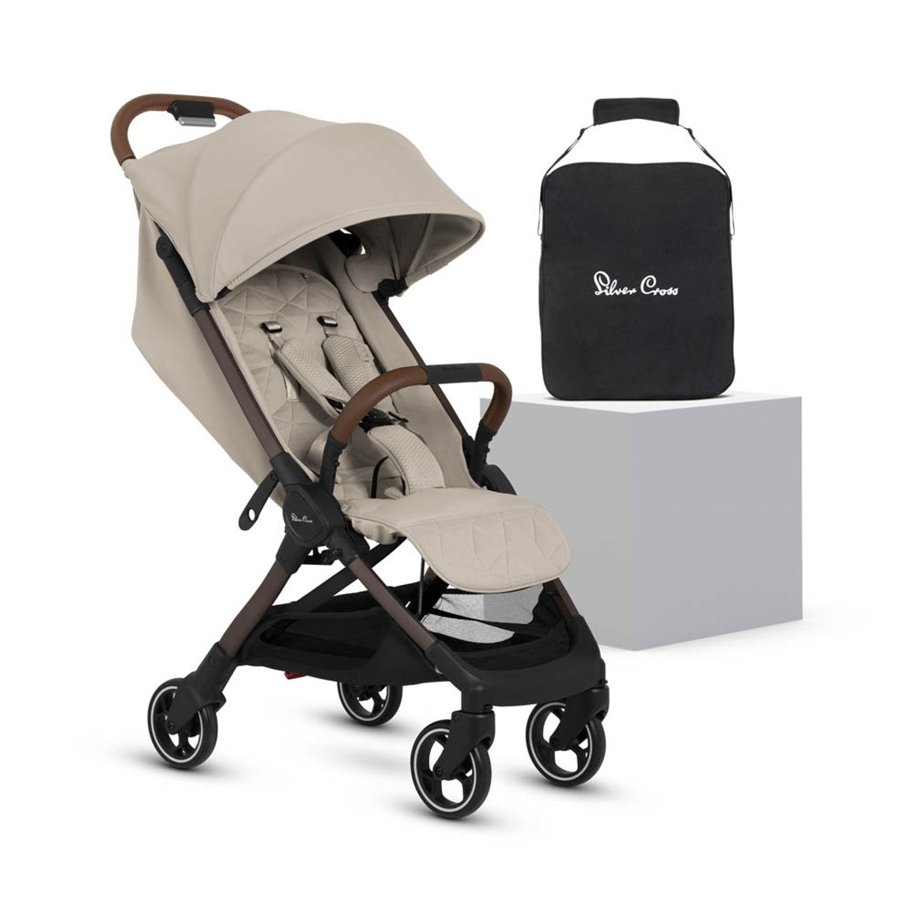 Silver Cross Clic 2 Buggy in Latte