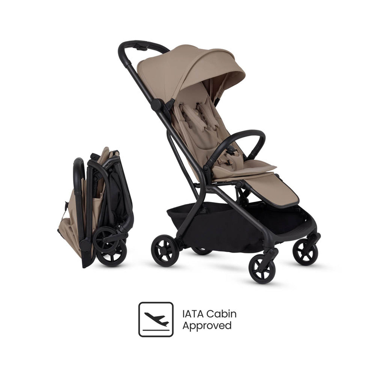 Silver Cross Nia Champagne Compact Travel Stroller