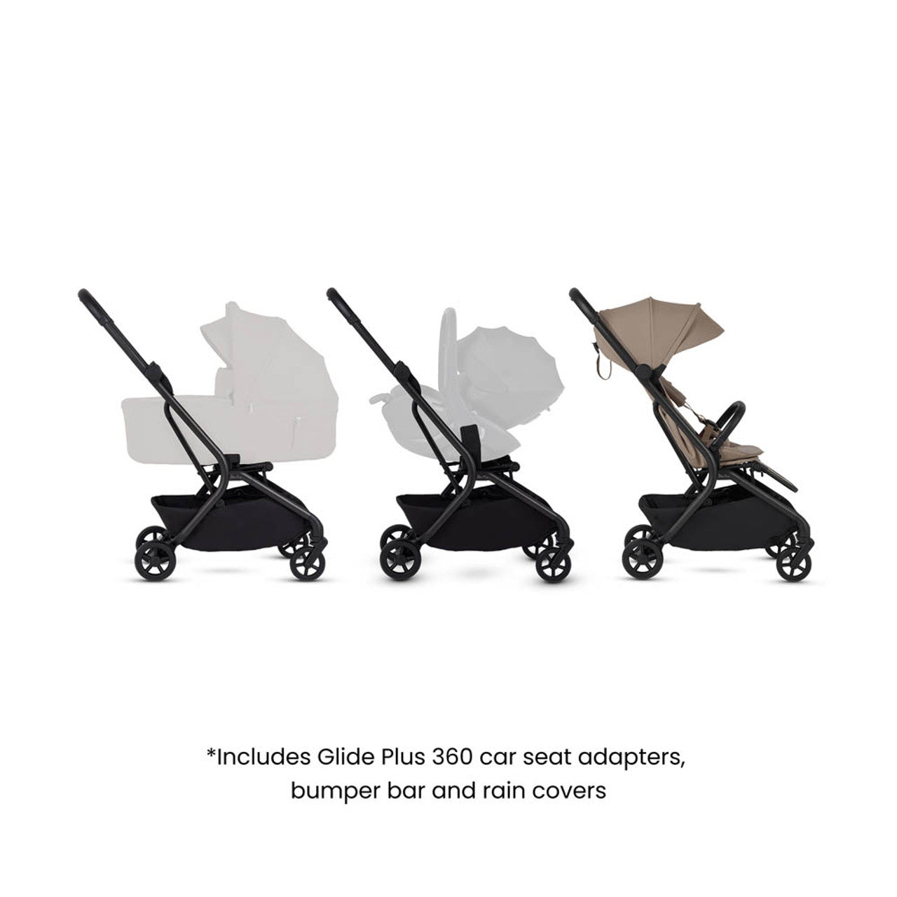 Silver Cross Nia Champagne Compact Travel Stroller