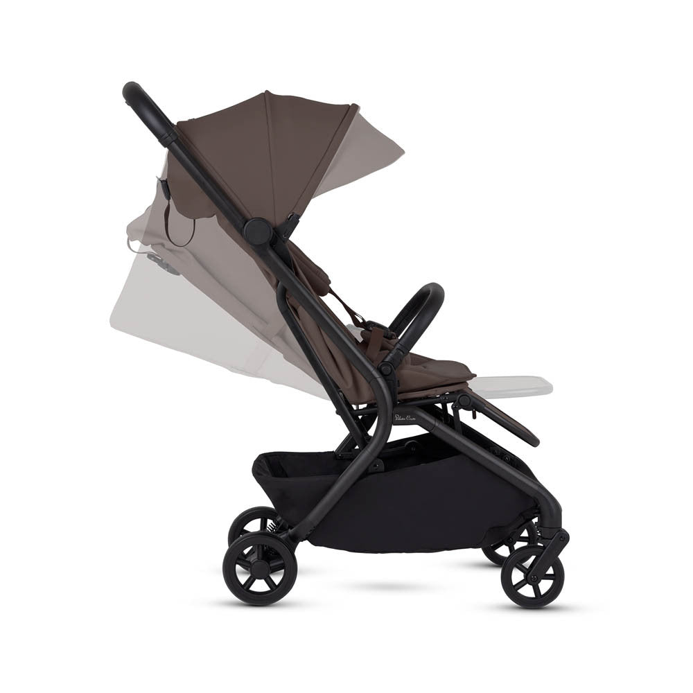 Silver Cross Nia Chocolate Compact Travel Stroller