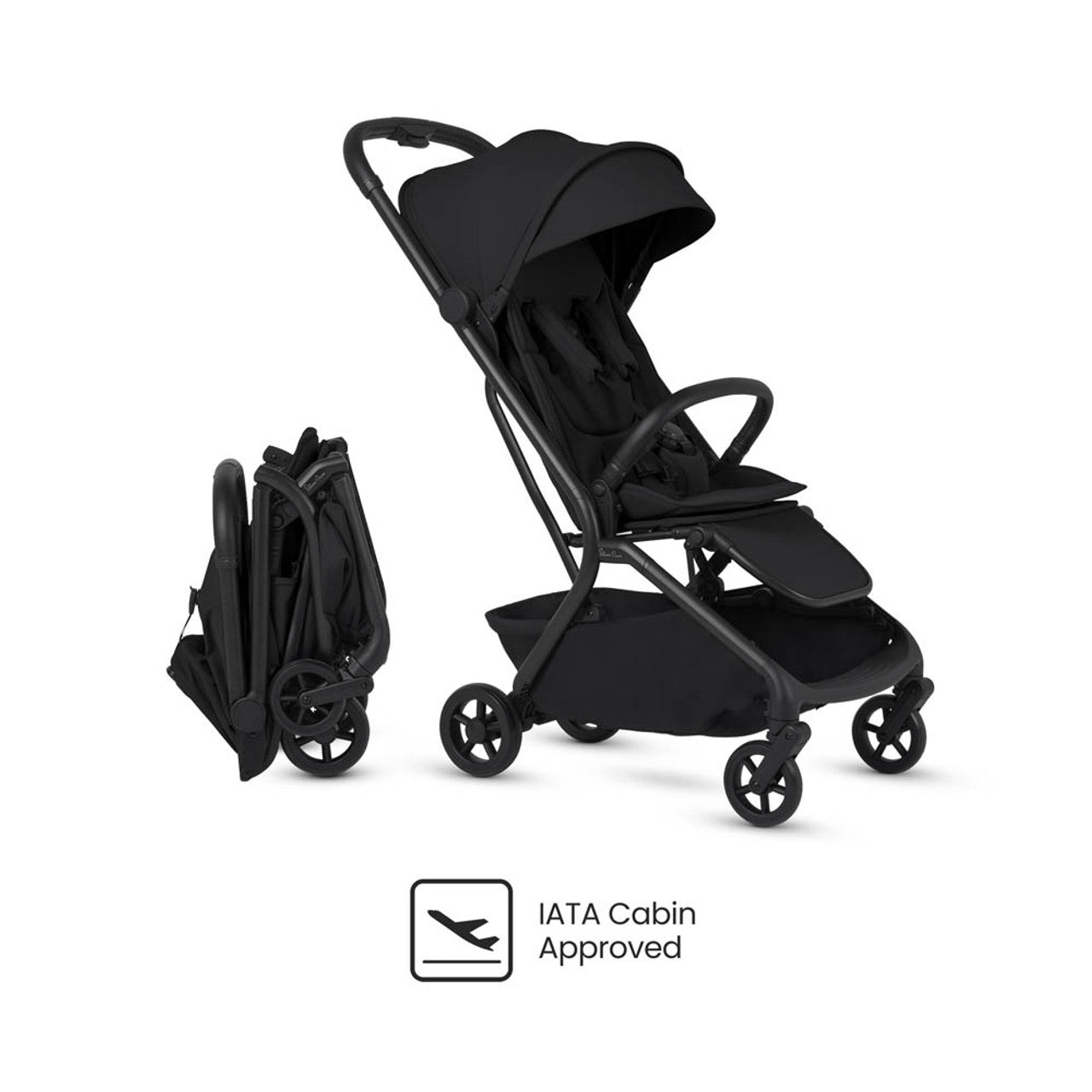 Silver Cross Nia Onyx Compact Travel Stroller