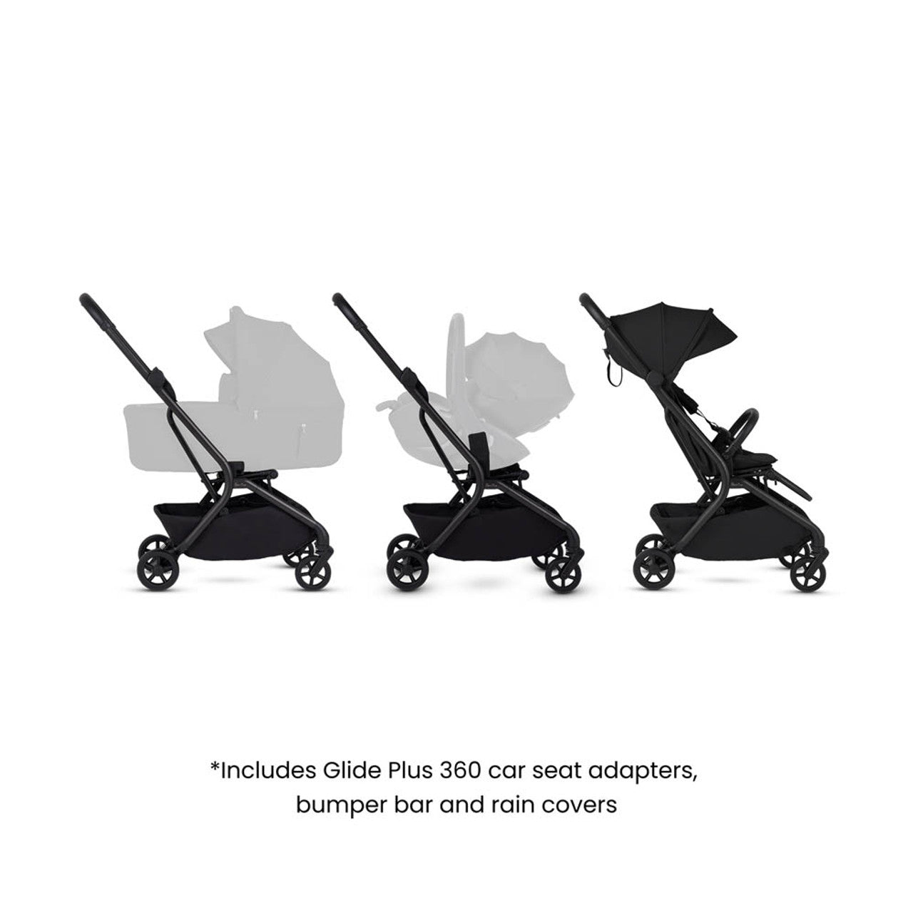 Silver Cross Nia Onyx Compact Travel Stroller