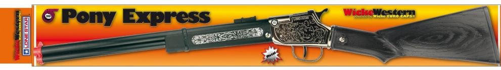 WICKE WESTERN P8605 PONY EXPRESS 100 SHOT RIFLE CAP GUN