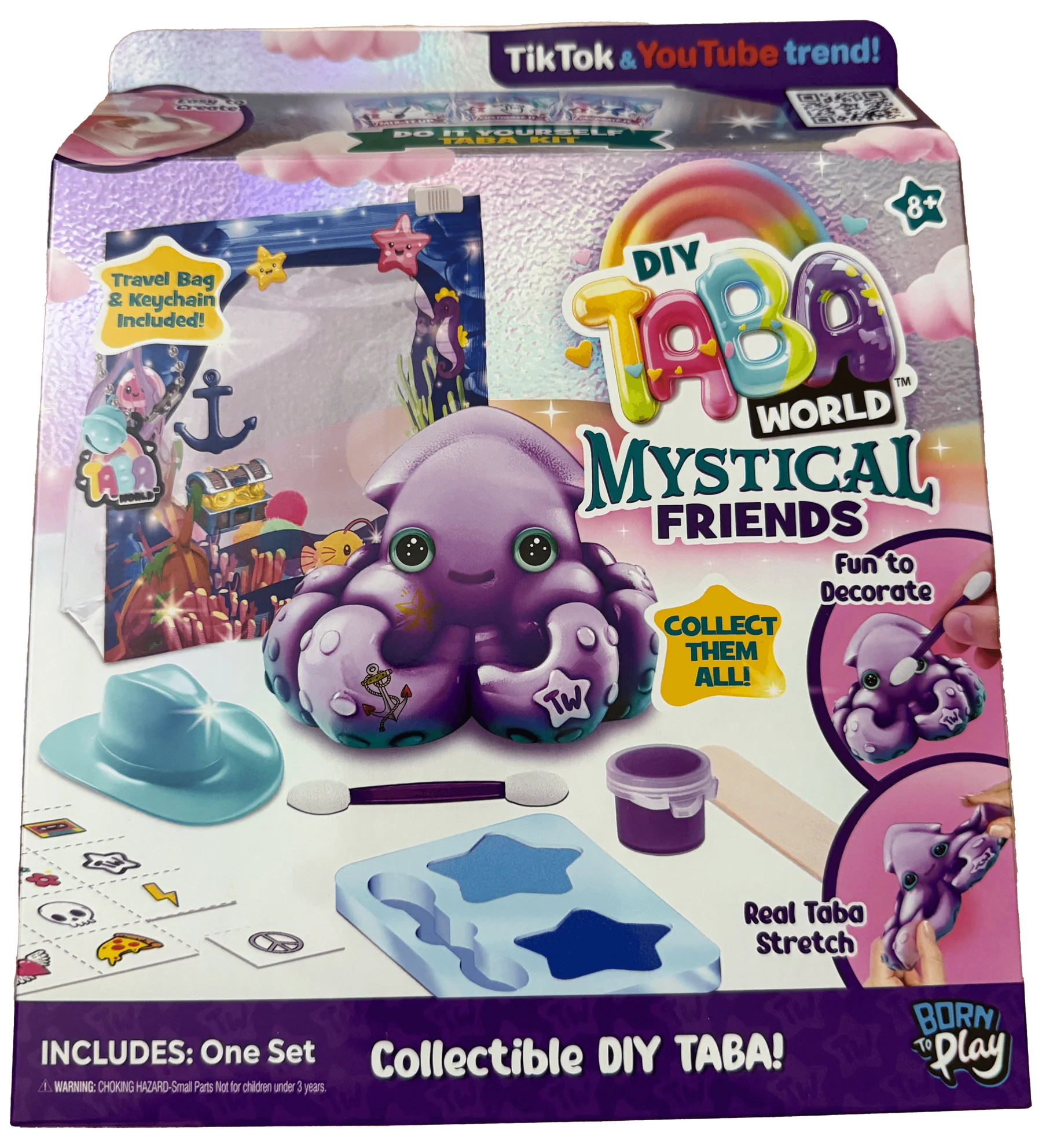 TABA WORLD 855048 DIY TABA WORLD SEAMORE THE OCTOPUS MYSTICAL FRIENDS CRAFT SET