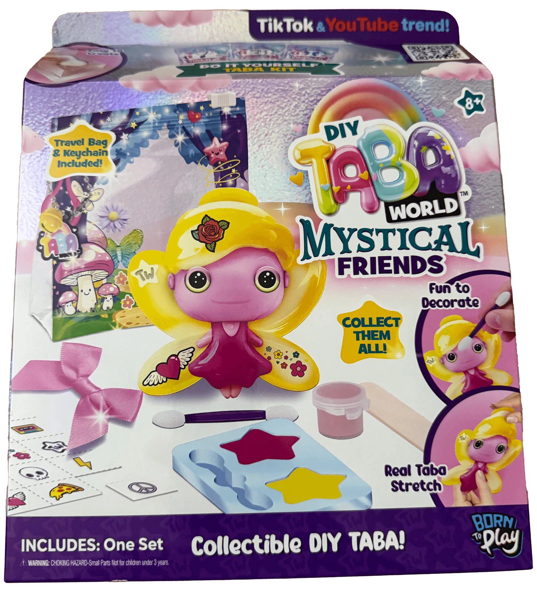 TABA WORLD 855053 DIY TABA WORLD LUNA THE FAIRY MYSTICAL FRIENDS CRAFT SET
