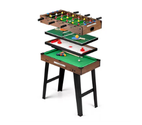 POWERPLAY TY6359 4 IN 1 GAMES TABLE 27"