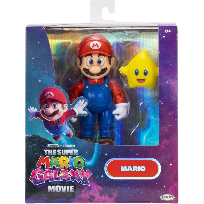 SUPER MARIO MARIO 5 INCH GALAXY MOVIE FIGURE