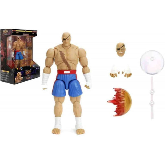 JADA 35171 ULTRA STREET FIGHTER II SAGAT 7.5 INCH FIGURE
