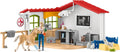 SCHLEICH 42502 FARM WORLD VETERINARIAN PRACTICE WITH PETS