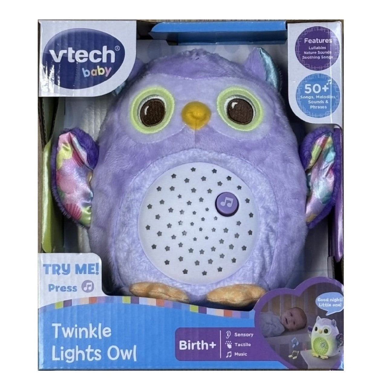VTECH BABY 566963 TWINKLE LIGHTS PURPLE OWL