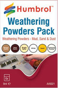 HUMBROL  AV0021 Weathering powders mixed pack - 6 x 9ml