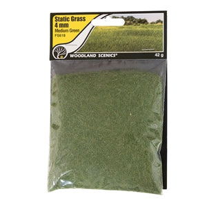 WOODLAND SCENICS FS618 4mm Static Grass Medium Green