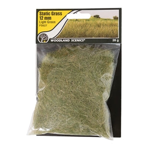 WOODLAND SCENICS FS627 12mm Static Grass Light Green