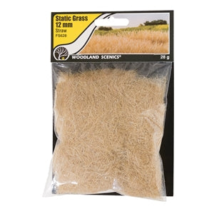 WOODLAND SCENICS FS628 12mm Static Grass Straw