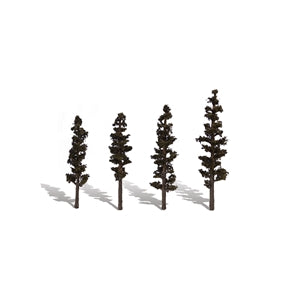 WOODLAND SCENICS TREES  TR3561 4"-6" Classic Standing Timber (4/Pk)