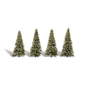 WOODLAND SCENICS TREES  TR3569 3 ½"-5 ½" Classic Blue Needle (4/Pk)