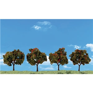 WOODLAND SCENICS TREES  TR3591 2"-3" Classic Apple Trees (4/Pk)