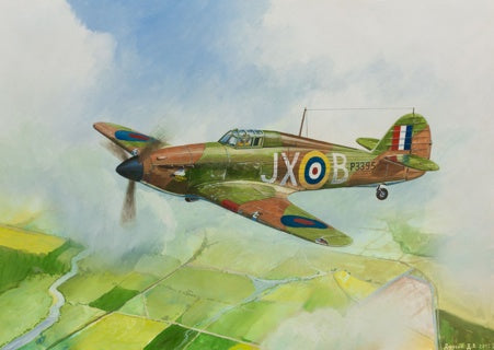 ZVEZDA Z6173 British Fighter "Hurricane Mk-1"  Kit 1/144
