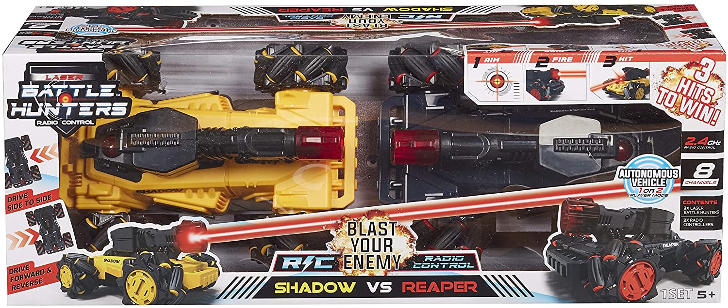 CHARACTER OPTIONS 33298 LASER BATTLE HUNTERS RC COMBAT VEHICLES