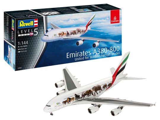 Revell 03882 Airbus A380-800 Emirates 