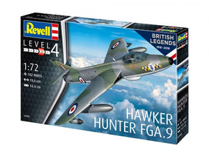 Revell 63908 Model Set - British Legends: Hawker Hunter FGA.9