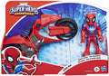 MARVEL F7929 SUPERHERO ADVENTURES SPIDERMAN SWINGIN SPEEDER MOTORBIKE