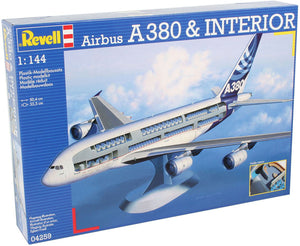 REVELL  0259 1/144 AIRBUS A380 & interior  model aircraft kit