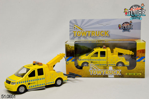 KIDS GLOBE DIE CAST TOWTRUCK WITH SOUND LIGHT
