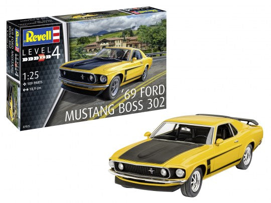 Revell 07025 1969 Ford Mustang Boss 302