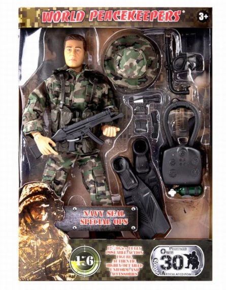 WORLD PEACEKEEPERS 90200 LARGE SOLDIER (FIGURE DESIGNS VARY)