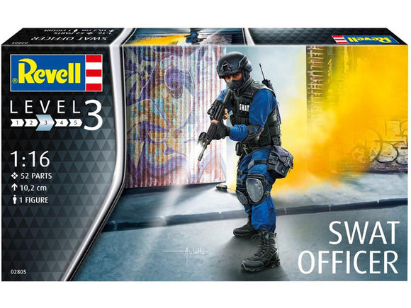 Revell 02805 1/16 SWAT Officer Figure Kit