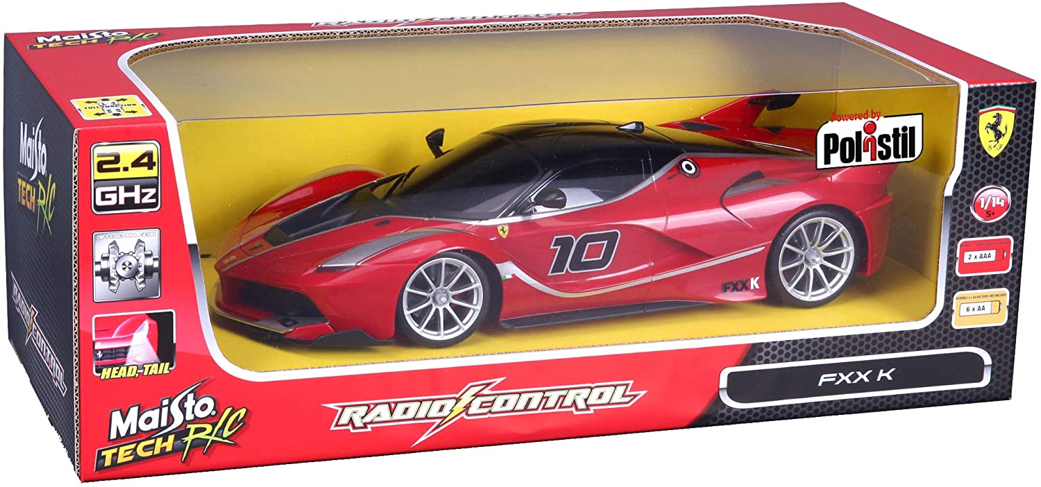MAISTO 82412 FERRARI FXX-K REMOTE CONTROL CAR 1:14TH SCALE