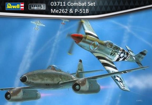 Revell 03711 Combat Set Me262 & P-51B
