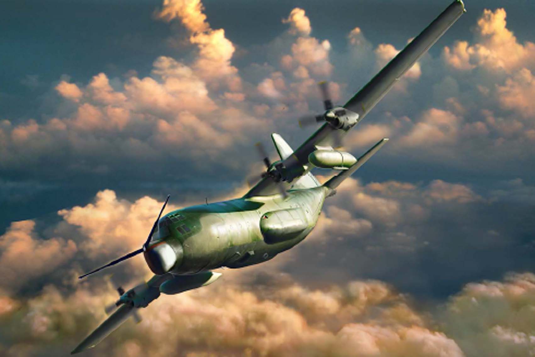 ITALERI 1369 MC-130E HERCULES COMBAT TALON I  1/72 SCALE