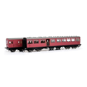 EFE E86001 LSWR 2 CAR GATE STOCK SET BR CRIMSON